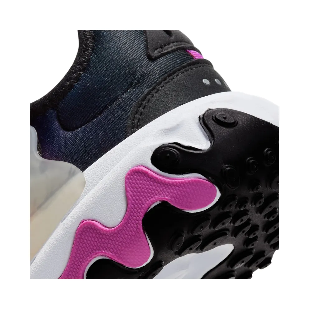 Nike React Presto Galaxy (GS) Black/Court Purple-Blue Fury-Total Orange (CT6624-002)