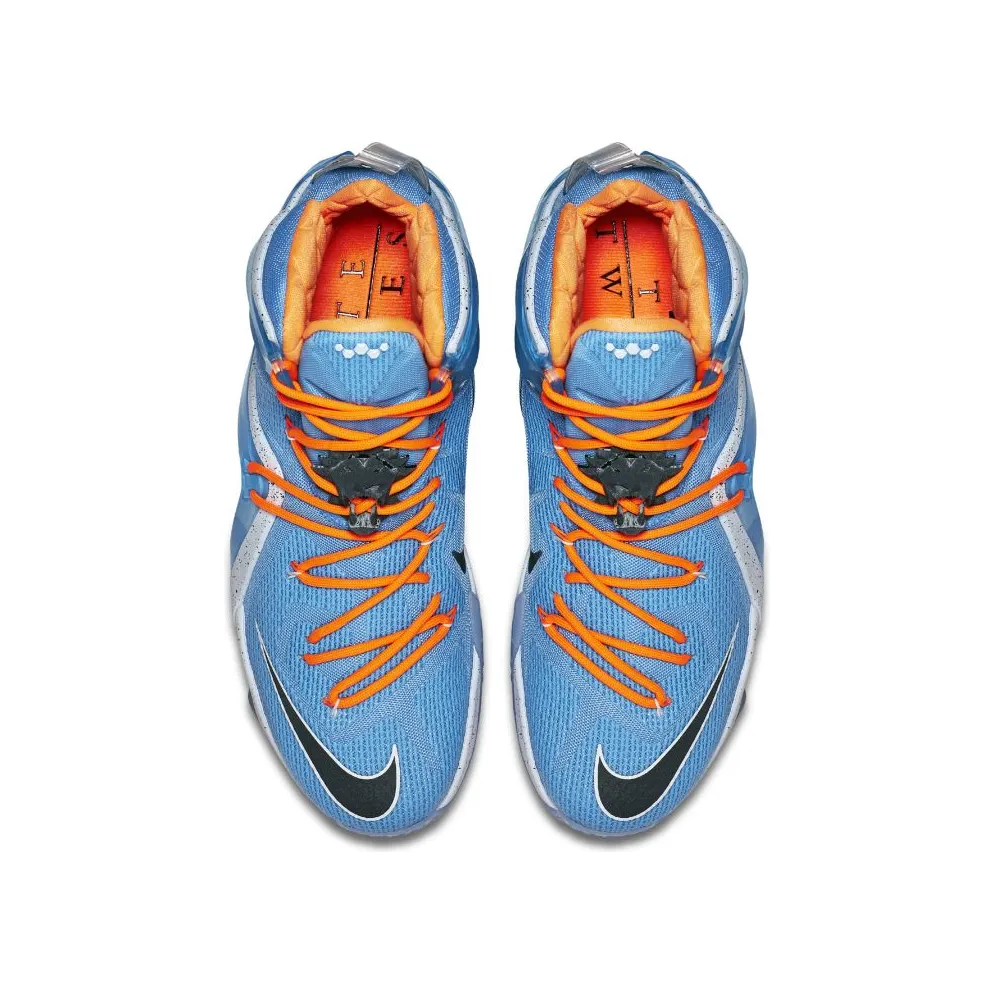 Nike LeBron 12 Elite Elevate Light Retro/Hot Lava/Artisan Teal (724559-488)