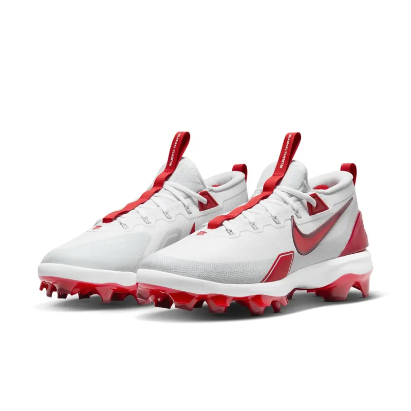 Nike Force Trout 9 Elite MCS White Pure Platinum Team Red University Red (FZ0884-101)