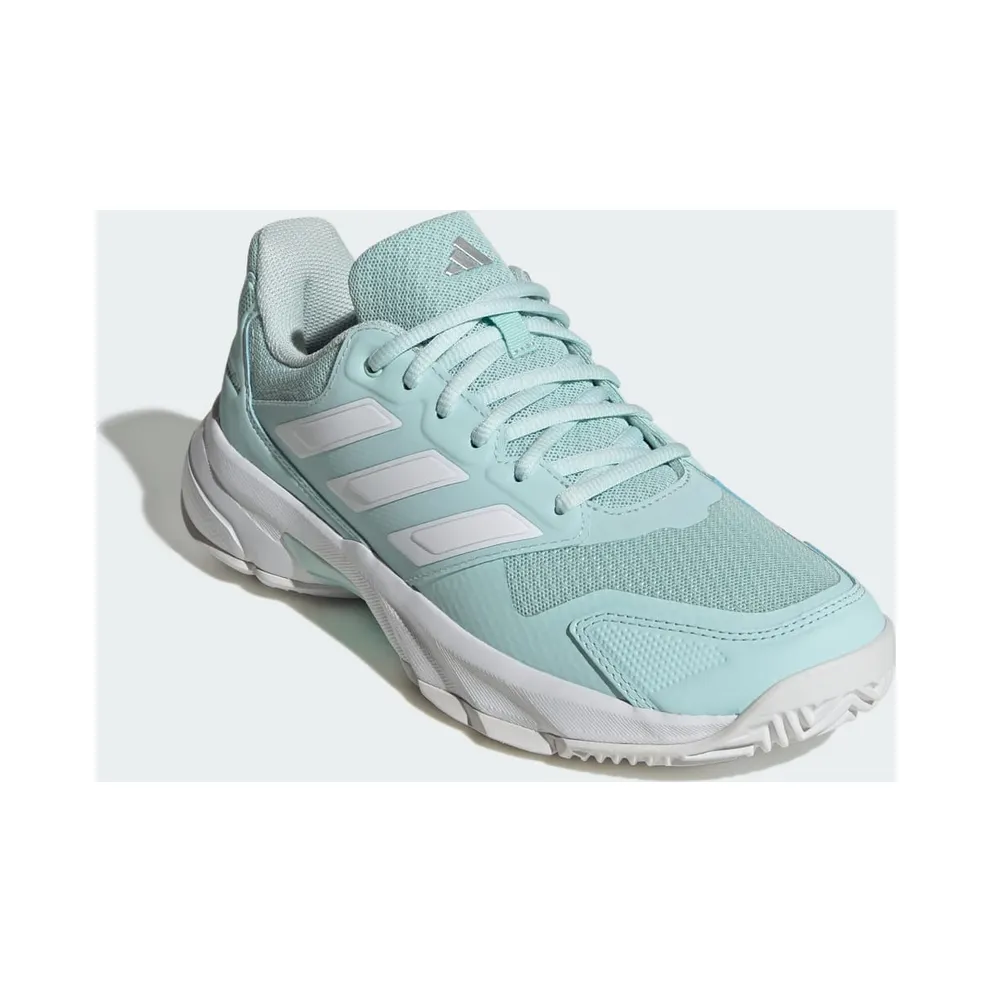 adidas Courtjam Control 3 Tennis “Halo Mint / Cloud White / Silver Metallic” (KJ1904)