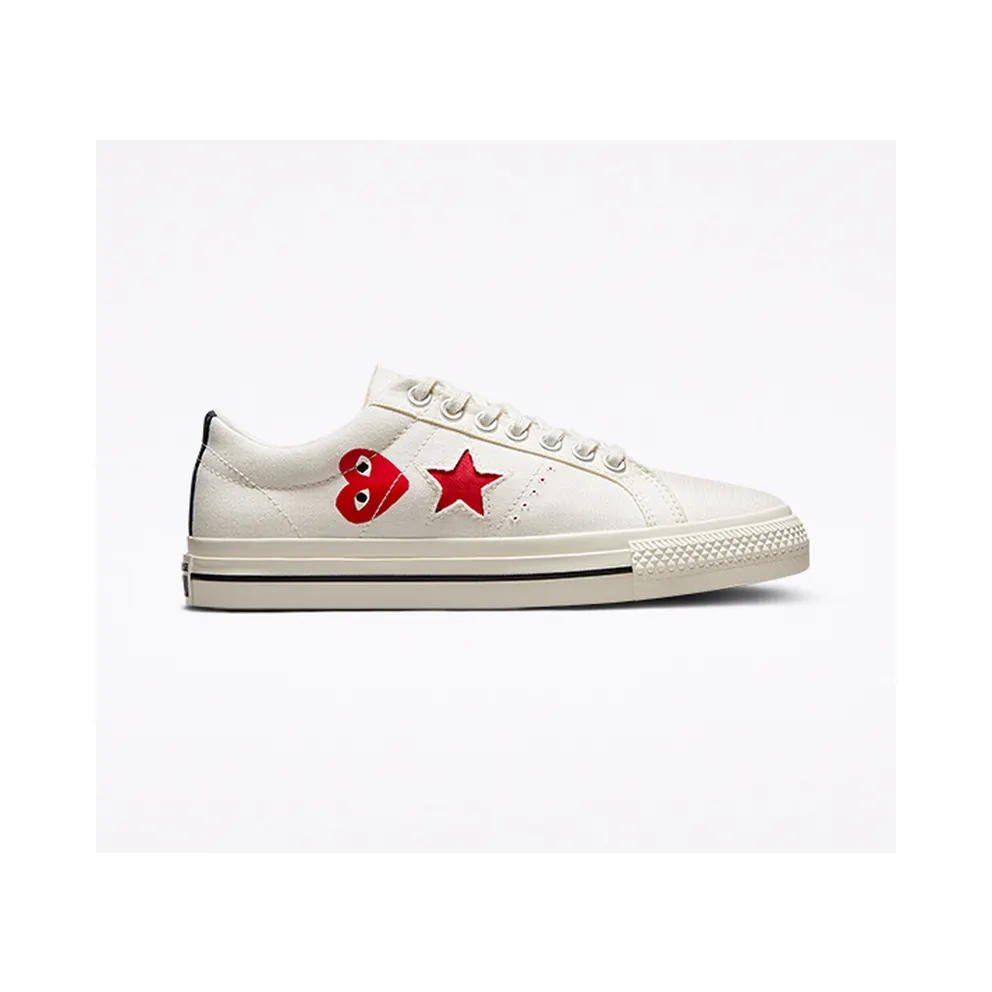 Converse Converse x Comme des Garçons PLAY One Star Cloud Dancer/Red/White