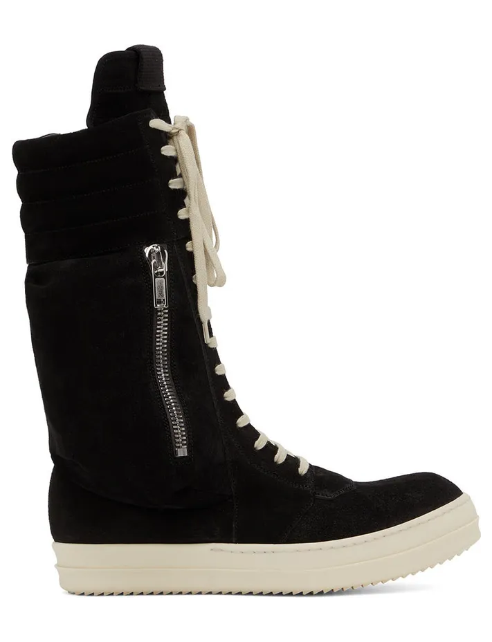 Rick Owens Taupe Cargobasket Sneakers (RU02B2899 LCC)