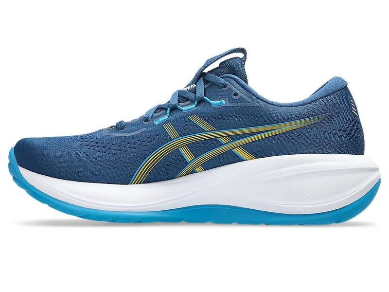 ASICS GEL-CUMULUS 28 “Twilight Blue / Yamabuki” (1011C143-403)