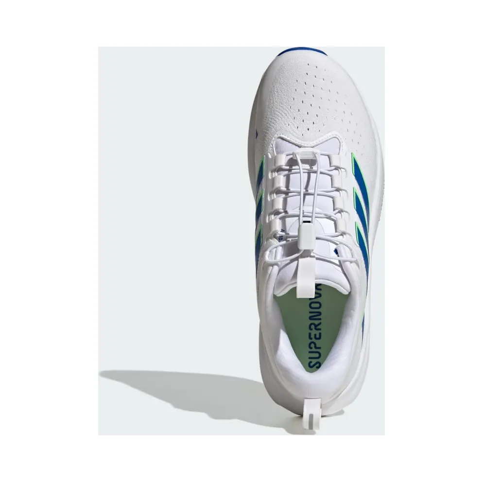 Adidas SUPERNOVA RISE 3 ADAPTIVE Running Shoes Cloud White / Blue / Lime Burst (JQ4348)