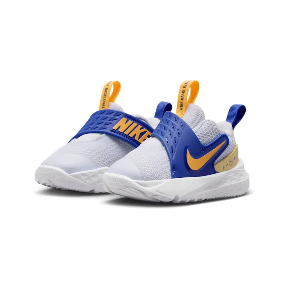Nike Team Hustle D 12 Football Grey Lapis Laser Orange (HF6281-020)