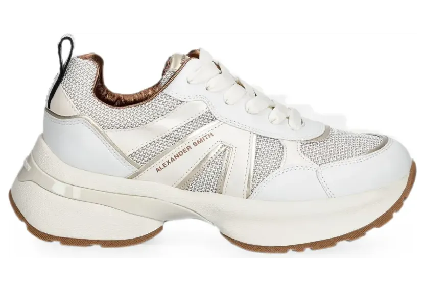 Alexander Smith Victoria chunky-sole panelled sneakers – Wit (ASBDVIW1079)