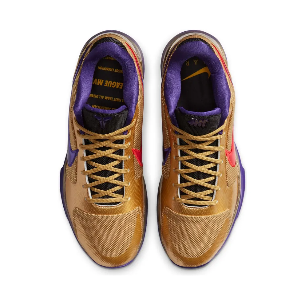 Nike Kobe 5 Protro Undefeated Hall of Fame (2021) – “Metallic Gold / Field Purple / Multi-color” (DA6809-700)