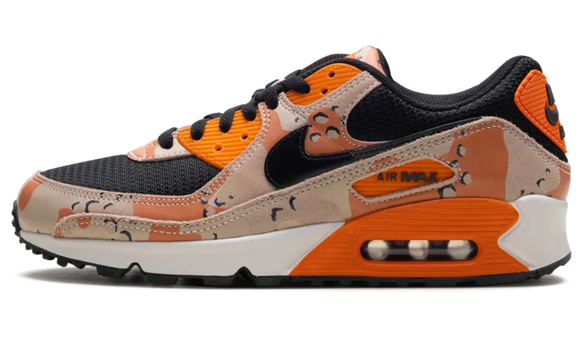 Nike Air Max 90 Premium “Bio Beige / Safety Orange / Phantom / Black” (IF1721-201)