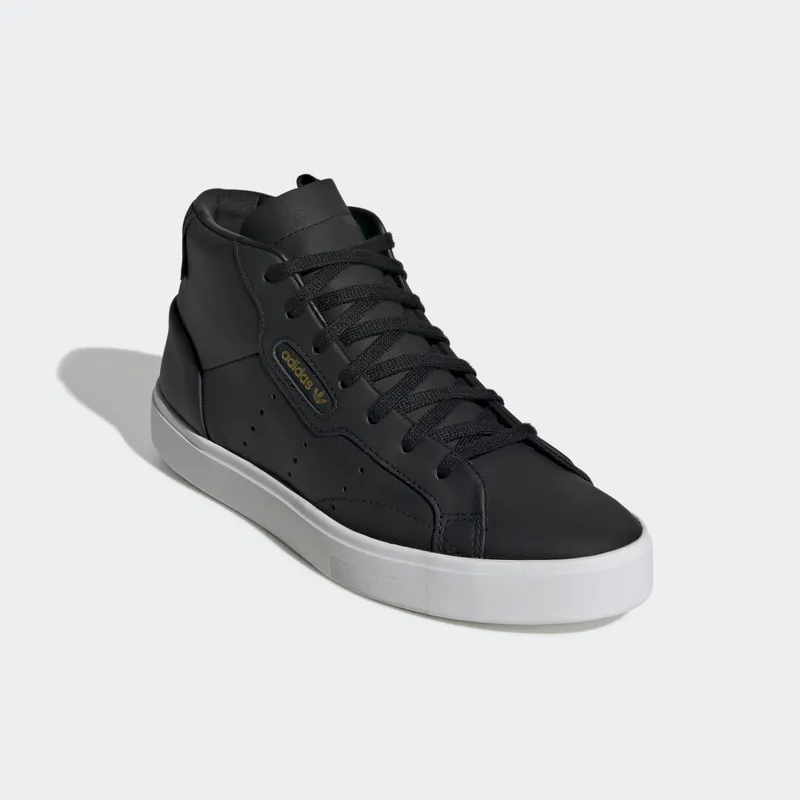 adidas Sleek Mid Core Black Crystal White (W) Core Black/Core Black/Crystal White (EE4727)