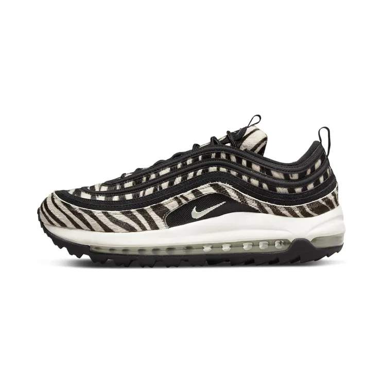 Nike Air Max 97 Golf Zebra “Black / Sail / Jade Aura” (DH1313-001)