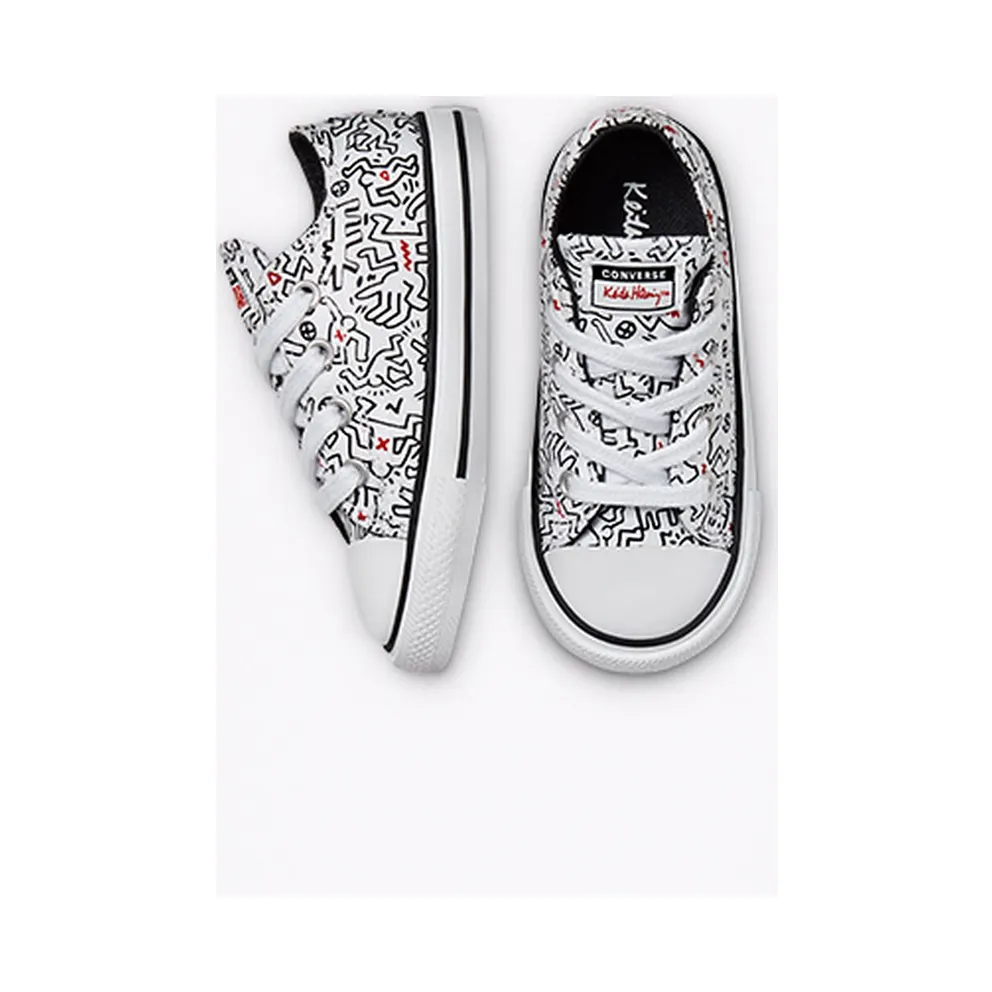 Converse Converse x Keith Haring Chuck Taylor All Star Low Top White/Black/Red (771862C)
