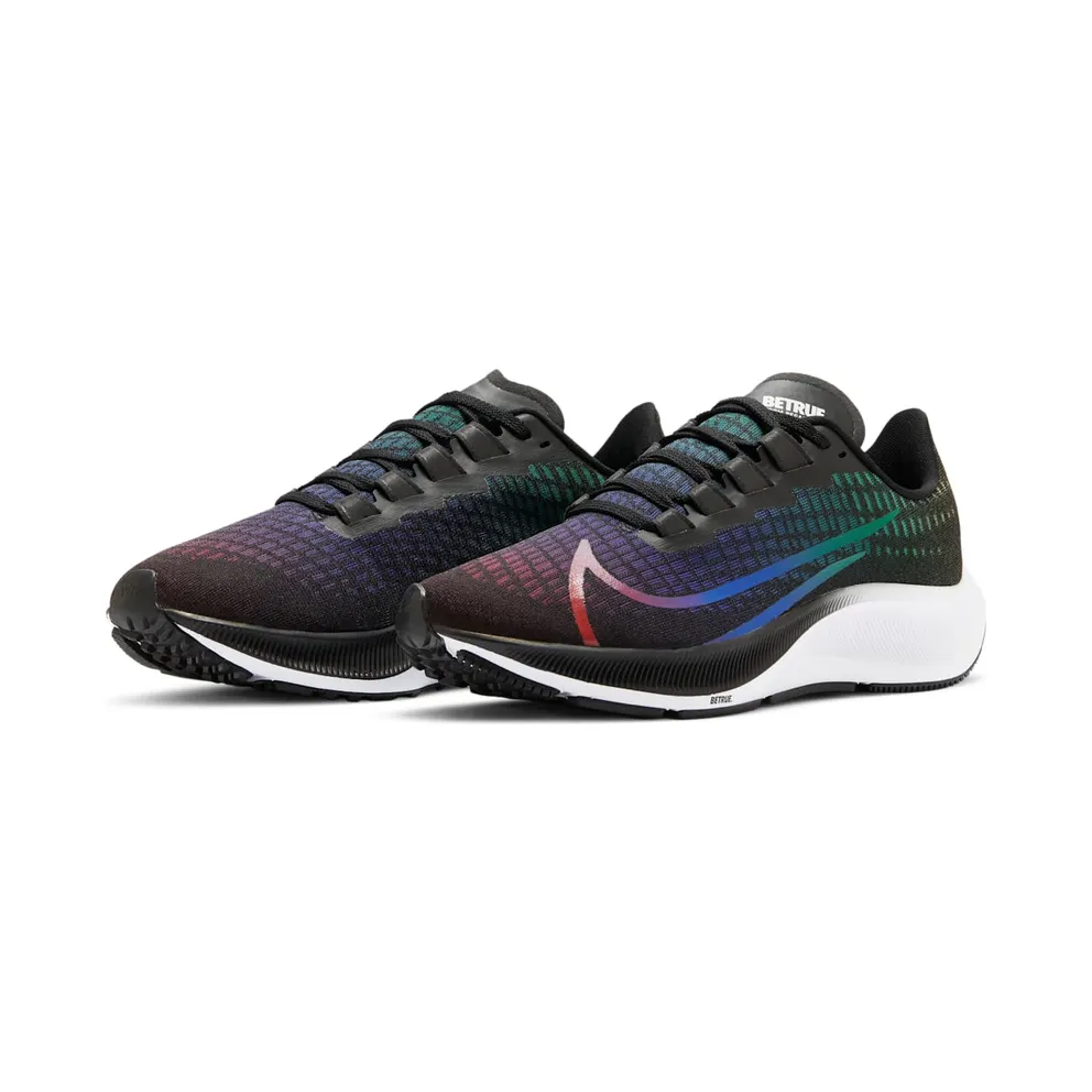 Nike Air Zoom Pegasus 37 Be True 2020 (W) Black/Multi-Color-White (CZ5923-001)