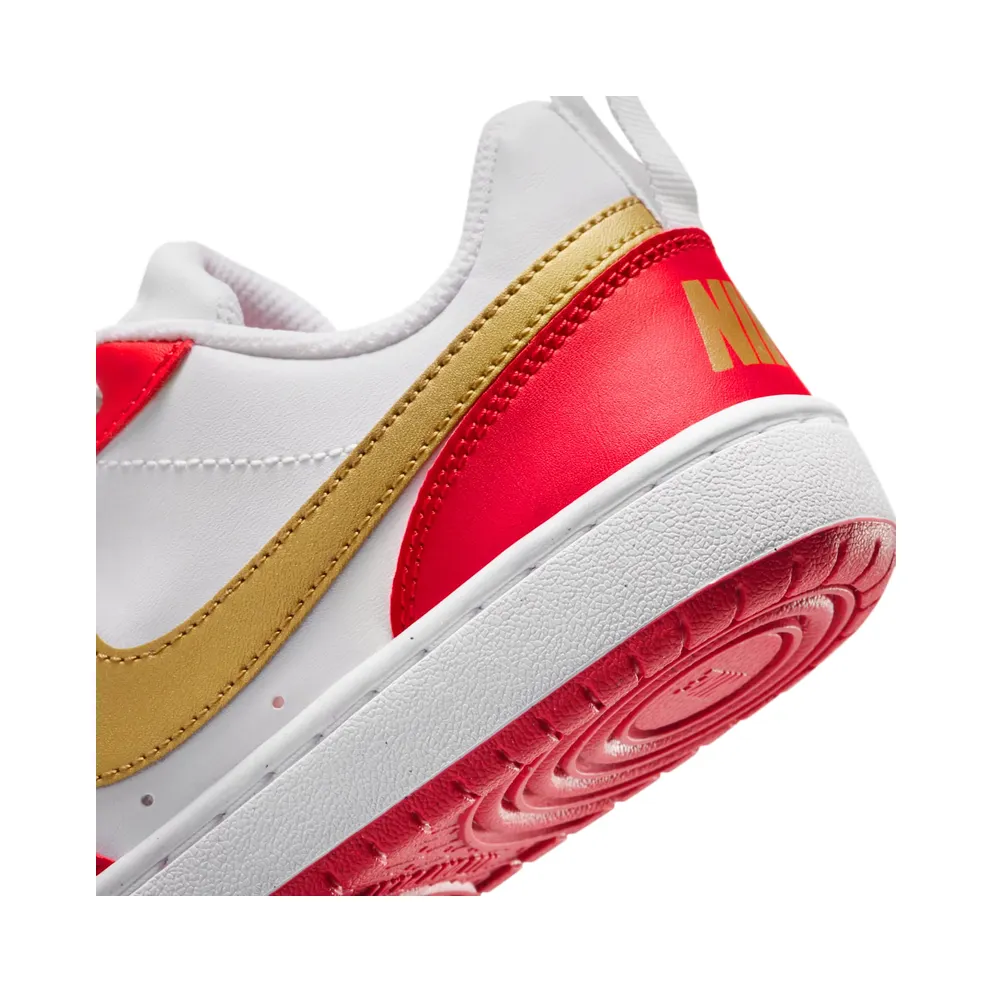 Nike Court Borough Low Recraft White University Red Gold (DV5456-137)