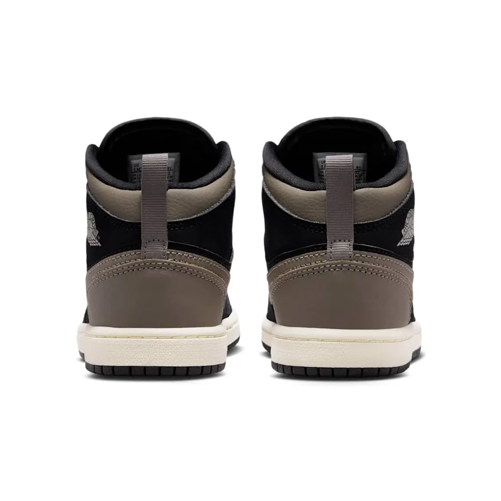 Air Jordan 1 Black/Light Wild Mango/Muslin/Olive Grey (IB7052-002)