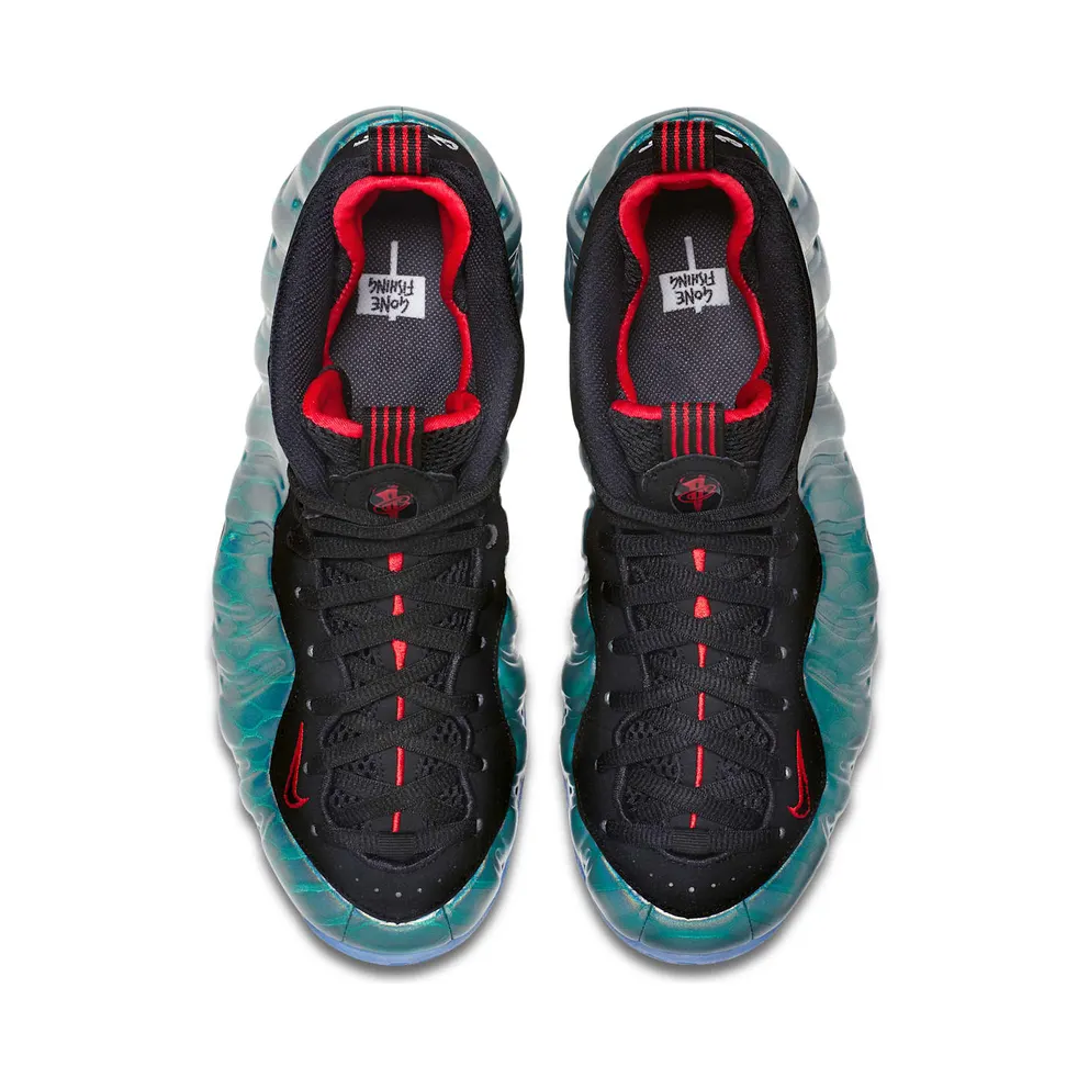 Nike Air Foamposite One Gone Fishing Dark Emerald/Challenge Red-Black (575420-300)