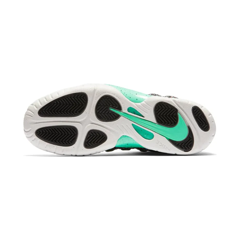 Nike Air Foamposite One Easter 2018 (GS) Black/Green Glow-Lagoon Pulse (846077-004)