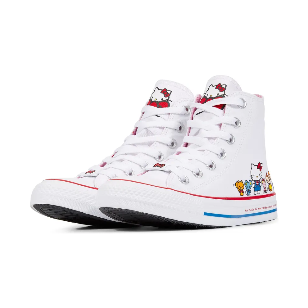 Converse Chuck Taylor All-Star Hi Hello Kitty White White/Prism Pink-White (162944C)