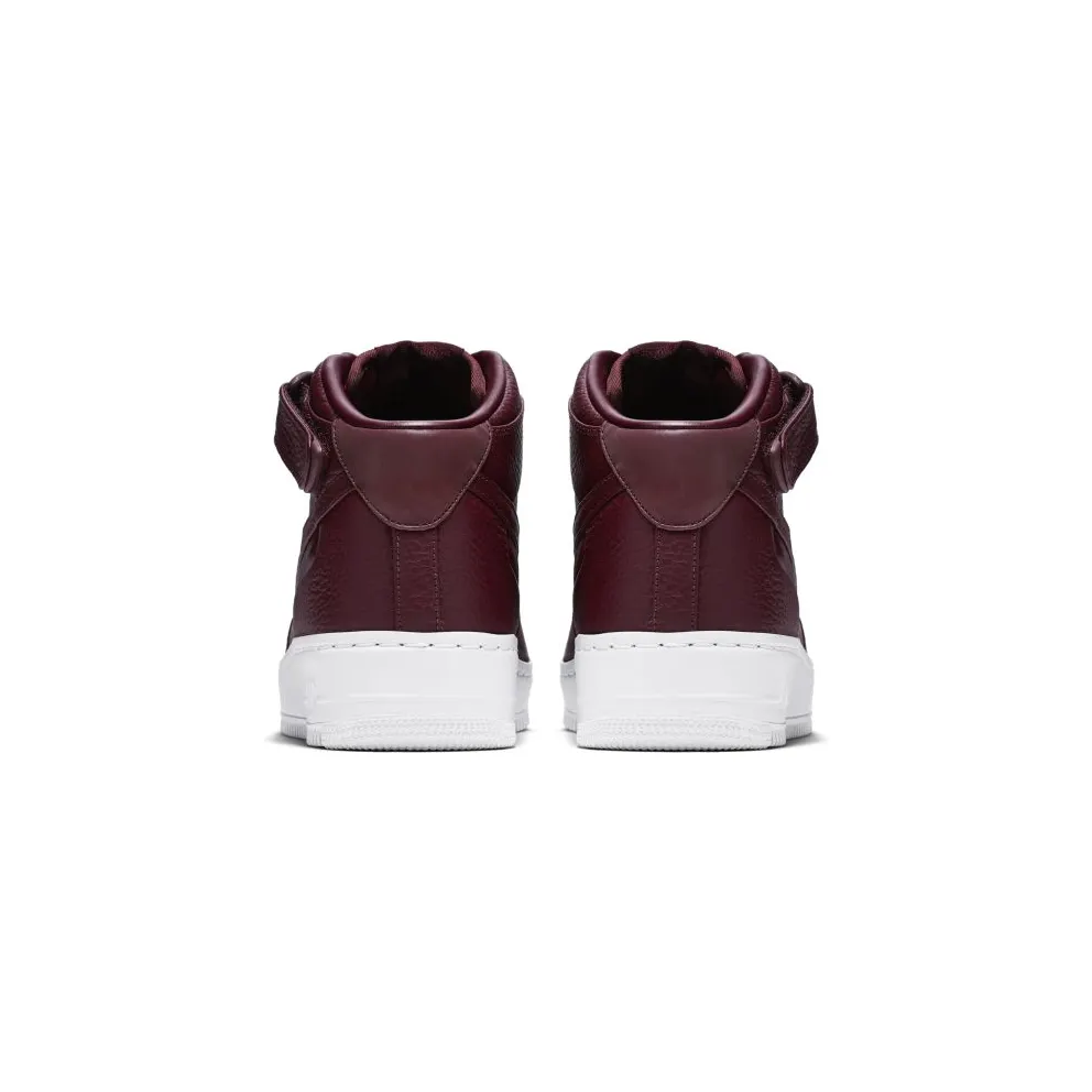 Nike Air Force 1 Mid Night Maroon Night Maroon/Night Maroon-White (819677-661)