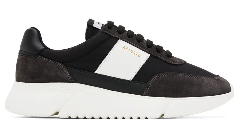 Axel Arigato Black & White Genesis Vintage Runner Sneakers (F0084056)
