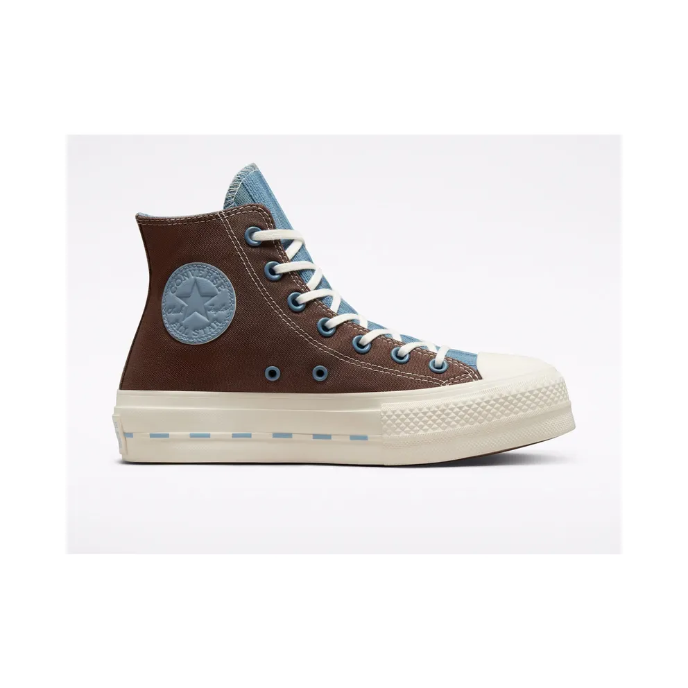 Converse Chuck Taylor All Star Lift Platform Crafted Canvas Brazil Nut/Indigo Oxide/Egret (572708C)
