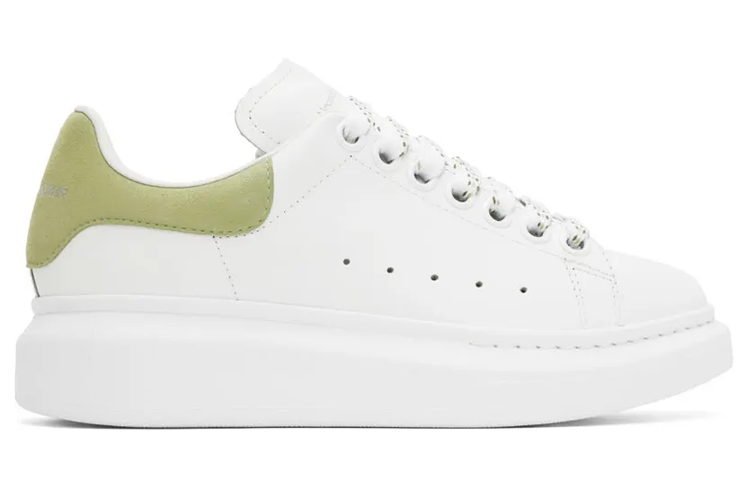 Alexander McQueen White & Yellow Oversized (719412WHGP7)