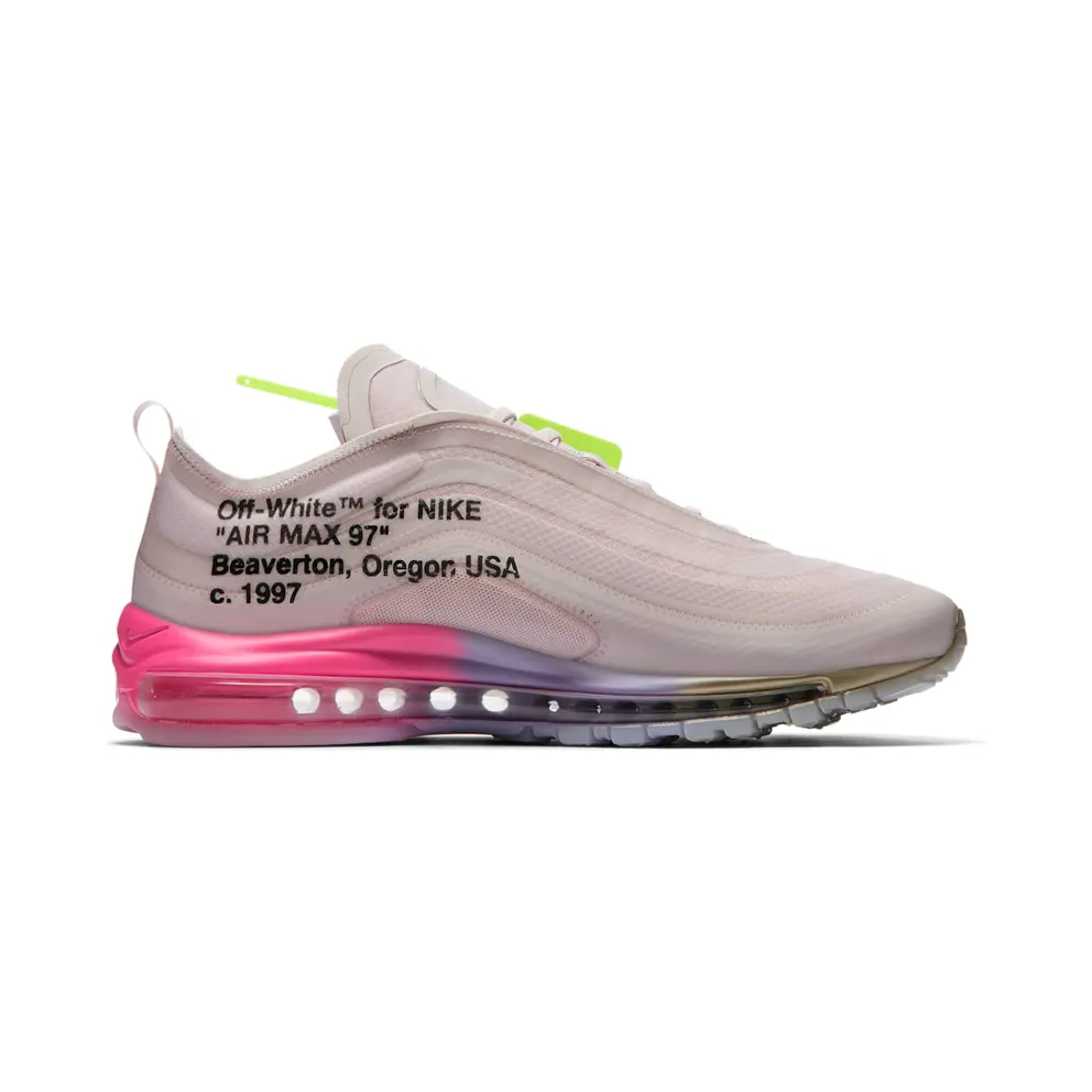 Nike Air Max 97 Off-White Elemental Rose Serena “Queen” Elemental Rose/Black-Barely Rose-White (AJ4585-600)