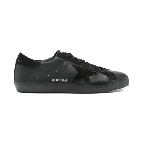 Golden Goose Black Super-Star sneakers in leather and suede GMF00101F007991/T_GOLDE-90100_600-46