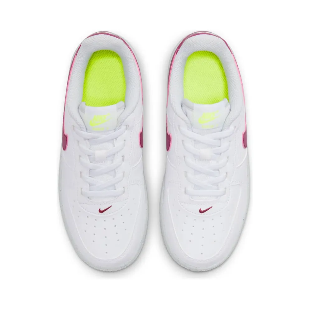 Nike Force 1 Next Natureen “White / Volt / Pure Platinum / Sangria” (DH8696-100)