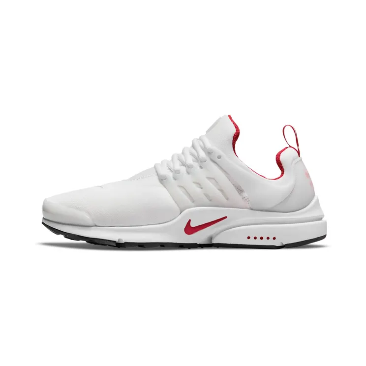 Nike Air Presto “White / University Red / Black / Pure Platinum” (DM8678-100)