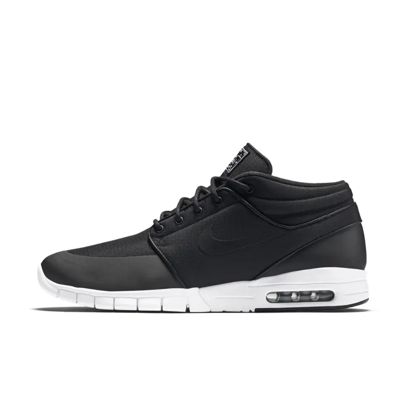 Nike SB Stefan Janoski Max Mid Black White Black/Black-Metallic Silver-White (807507-001)