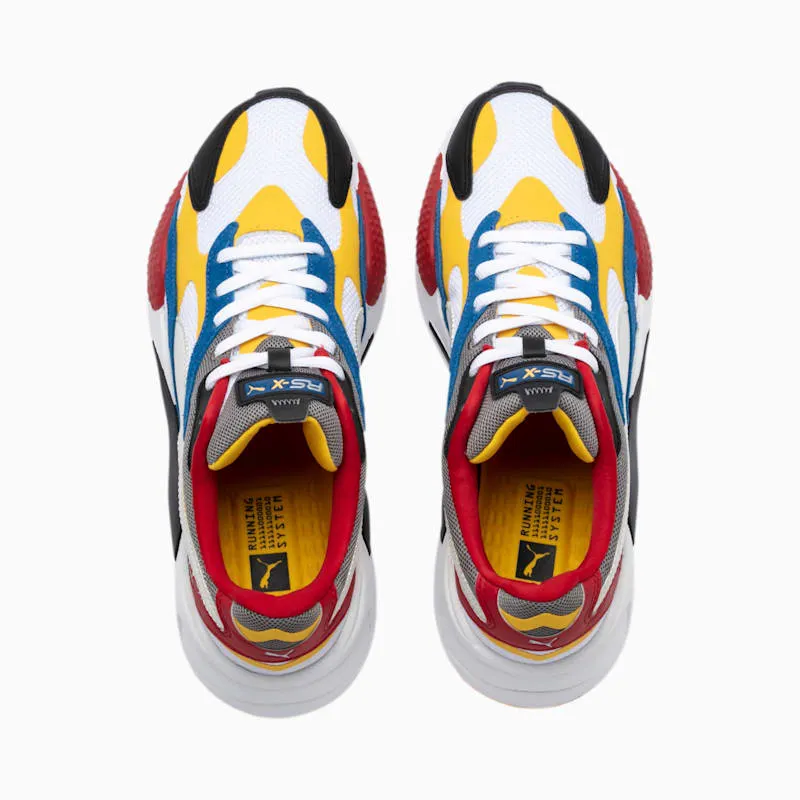 Puma RS-X3 Puzzle White Yellow Puma White/Spectra Yellow (371570-04)