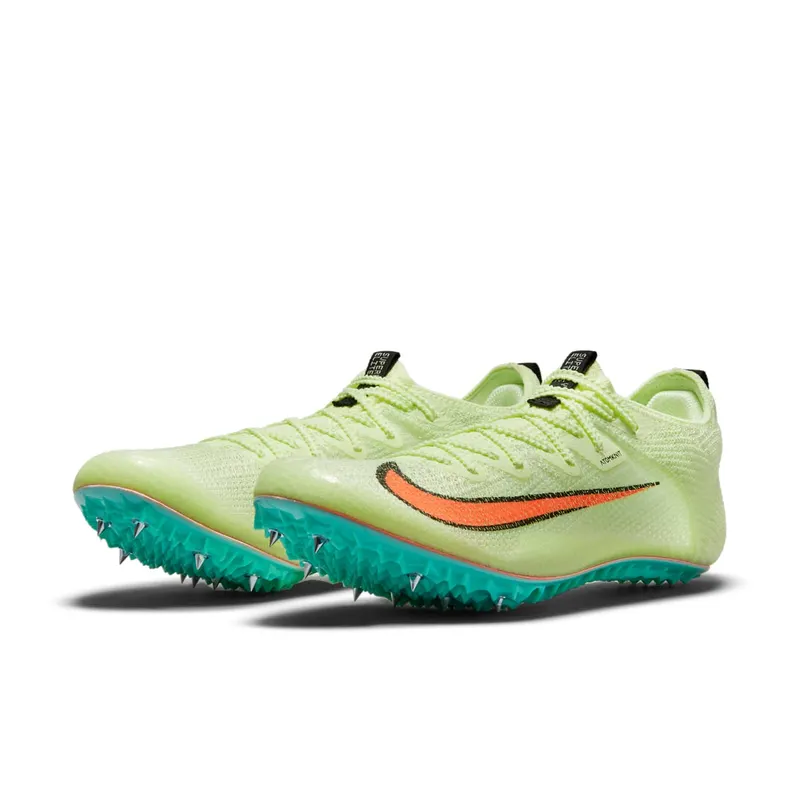 Nike Zoom Superfly Elite 2 Field and Track sprint spikes Yellow (CD4382-700)