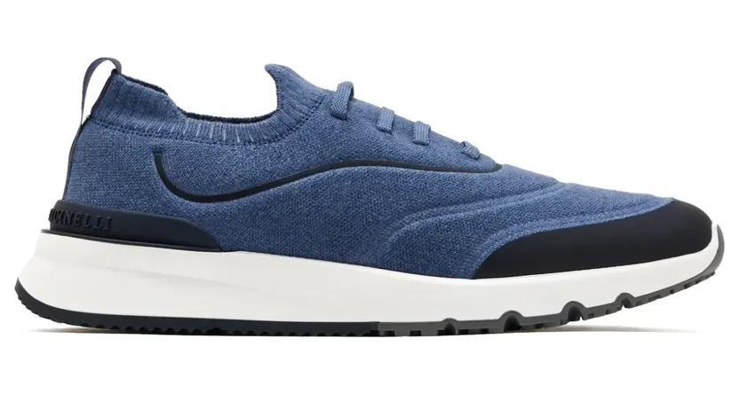 Brunello Cucinelli in Strickoptik “Blue” (MZUAUFO340CIK60)