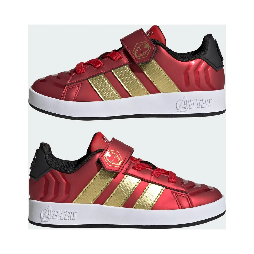 Adidas ADIDAS MARVEL AVENGERS GRAND COURT Shoes KIDS Better Scarlet / Matte Gold / Core Black (HP3614)