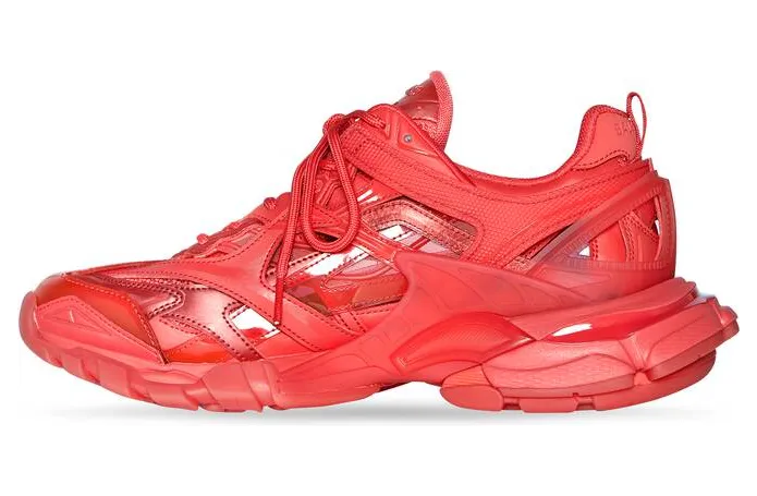 Balenciaga Track.2 Clear Sole Red (668823W3CT16000) (4)