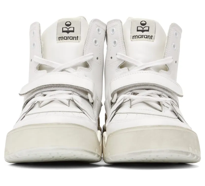 Isabel Marant White Alseeh Trash Sneakers (22PBK0364-22P020N) (2)