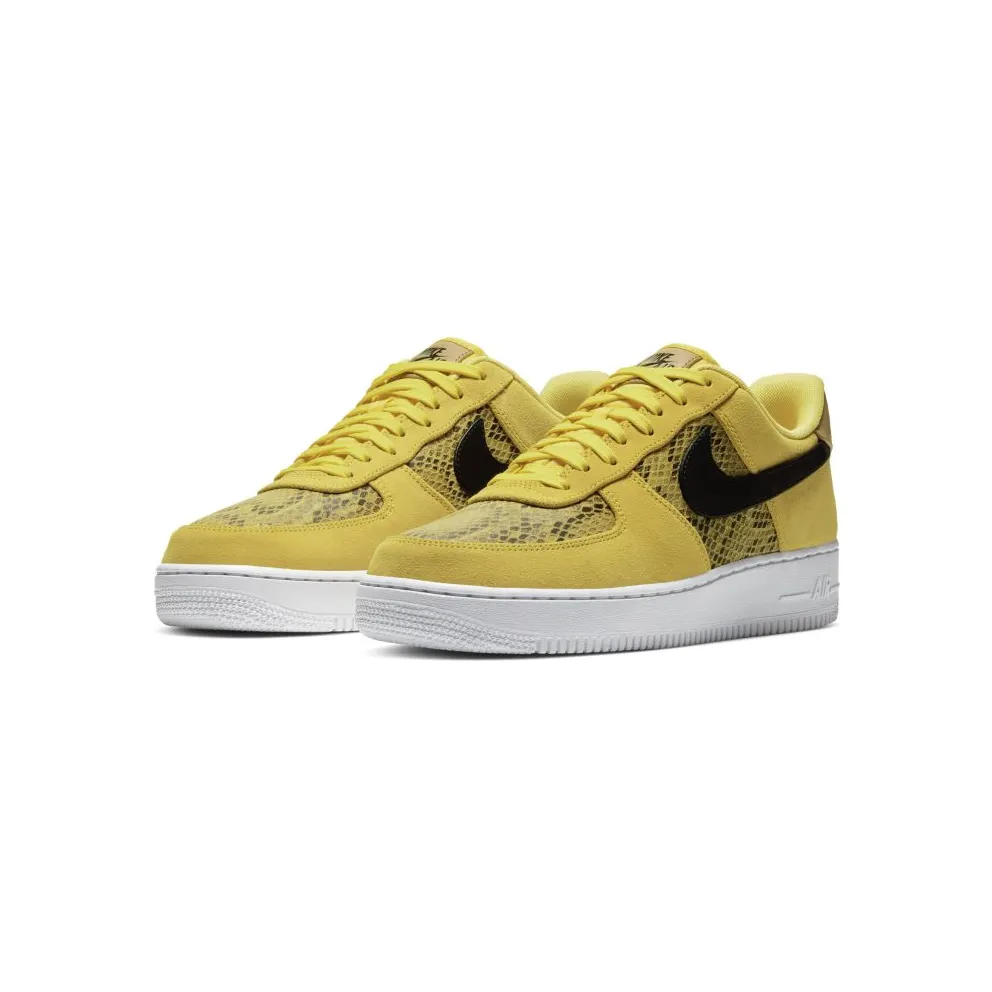 Nike Air Force 1 Low Yellow Snakeskin Yellow/Black-White (BQ4424-700)