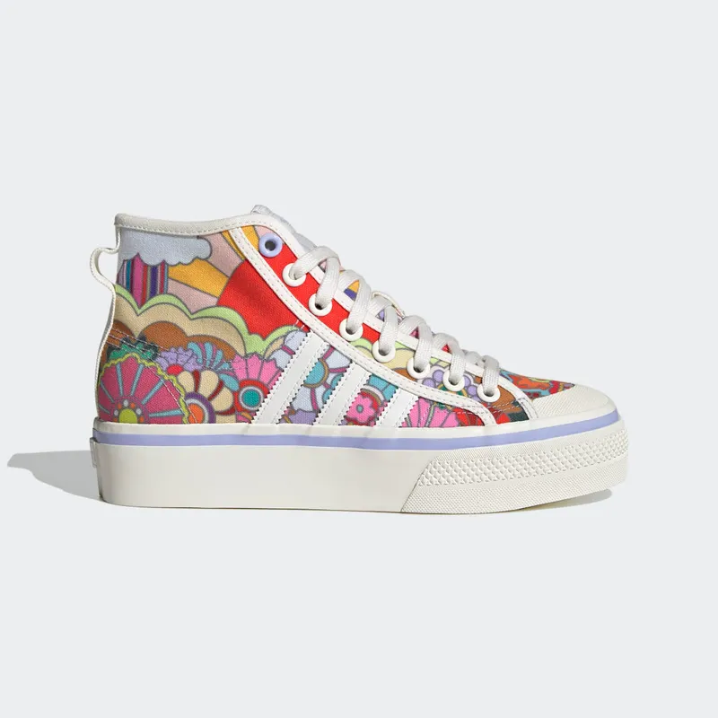adidas Nizza Platform Mid Off White / Cloud White / Violet Tone (GY5465)