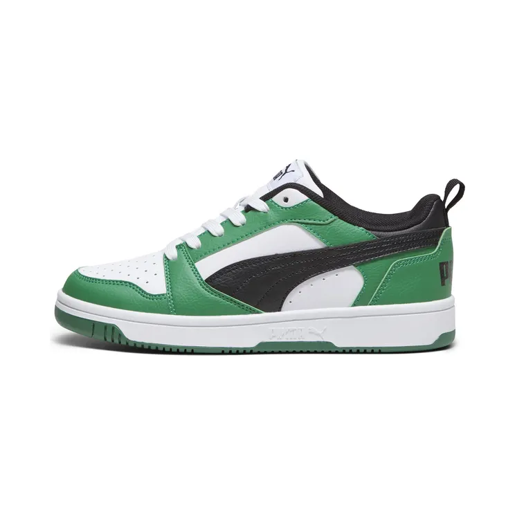 Puma Rebound V6 Lo “Puma White / Puma Black / Archive Green” (393833_05)