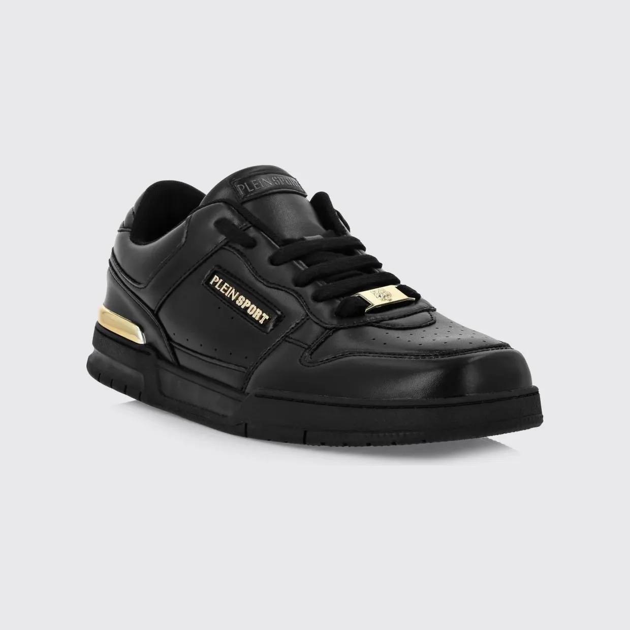 Plein Sport Viper II Leather Sneakers Black 1 (FAESUSC0794SLE004N0294)