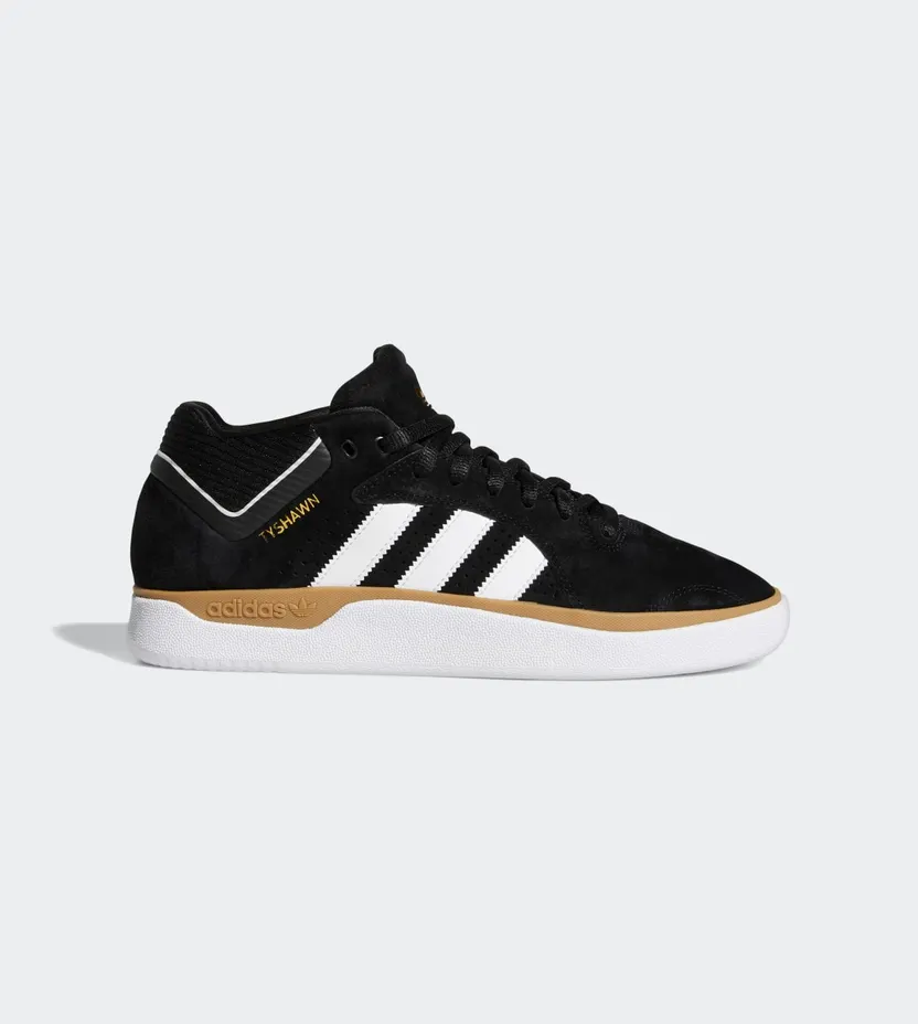adidas Tyshawn Core Black / Cloud White / Gum (FY0441)