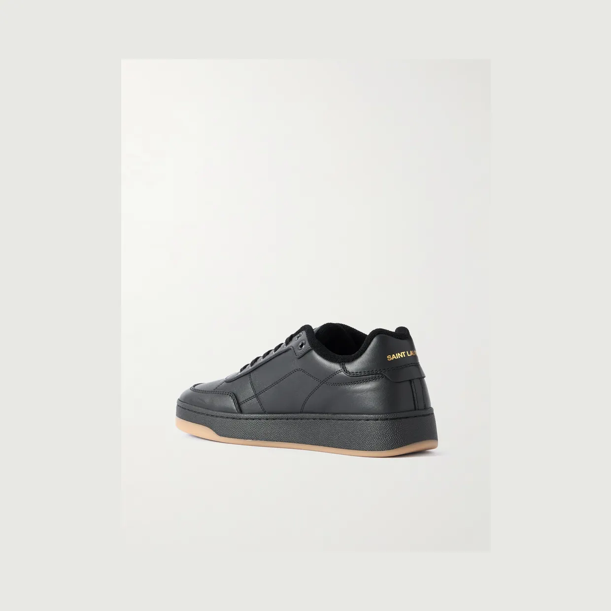 Saint Laurent SL/61 Leather Sneakers Black (81947600N00) (4)