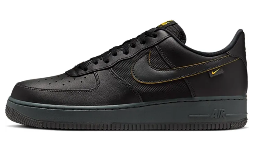 Nike Air Force 1 Low ’07 Ballistic Mesh Black University Gold (FZ4617-001)