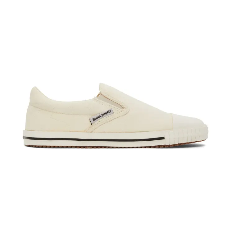 Palm Angels Off-White Square Vulcanized Slip-On Sneakers (PWIA046S22FAB0010110)