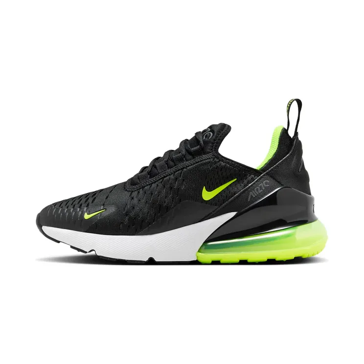Nike AIR MAX 270 GS Black Volt Lightening “Black / Lightning / White / Volt” (HJ9204-001)