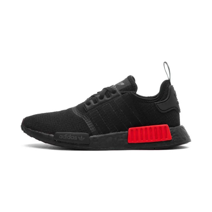 adidas NMD R1 Core Black Lush Red