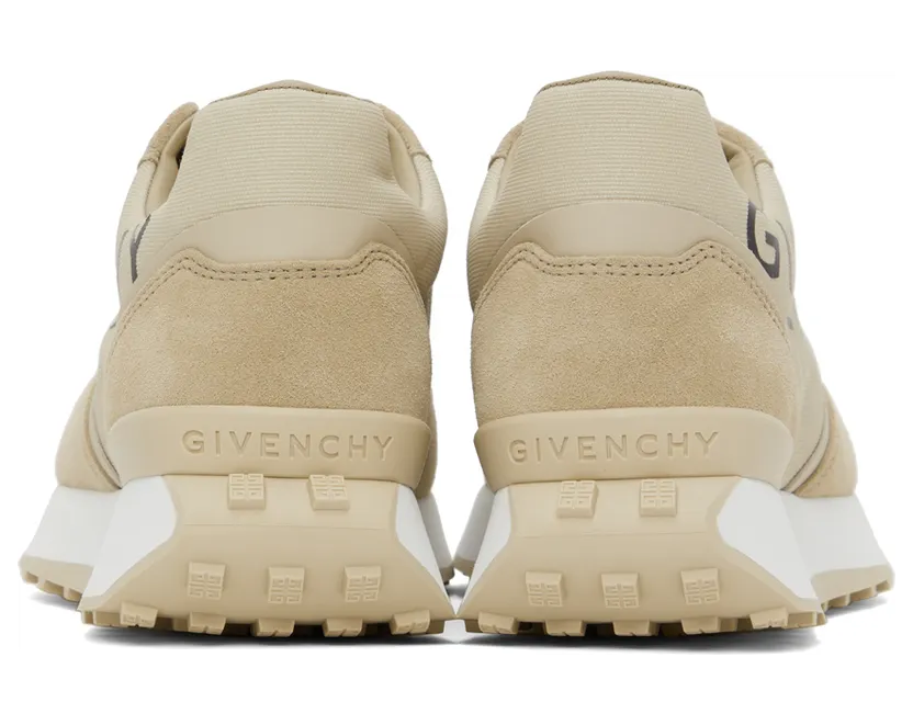 Givenchy Beige Paneled Logo Sneakers (BE002UE1GL270) (2)