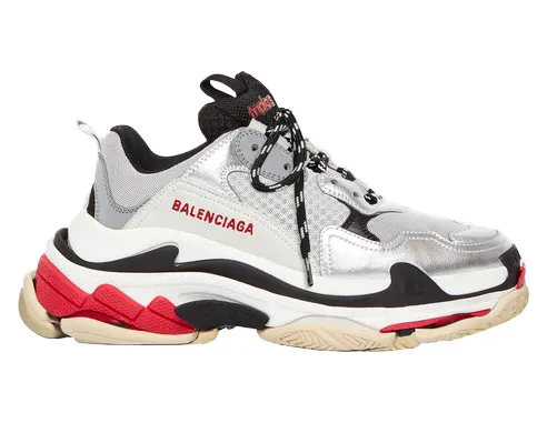 Balenciaga Triple S Silver Black 2019
