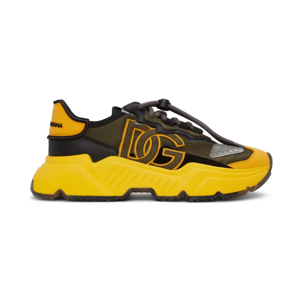 Dolce & Gabbana Yellow & Black Daymaster Sneakers (CS1941 AQ709)