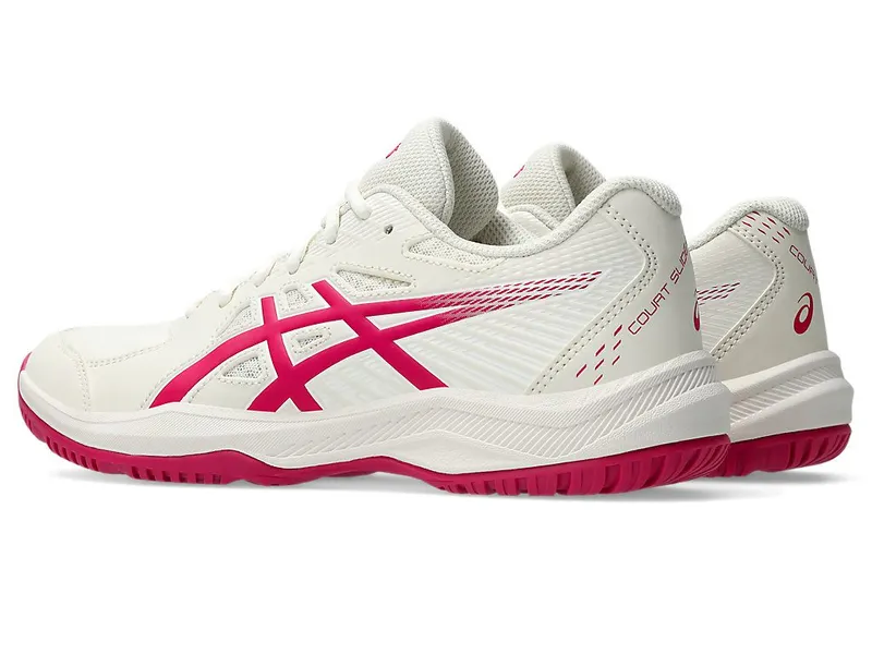 ASICS COURT SLIDE 4 “Cream / Bright Rose” (1042A283-101)